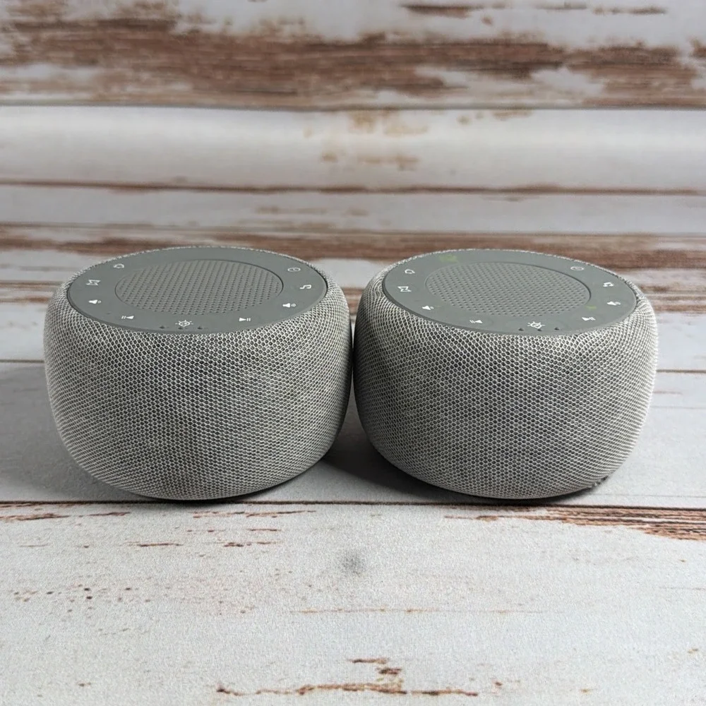 Buffbee Sound Machine Alarm Clock Pair White Noise Generator